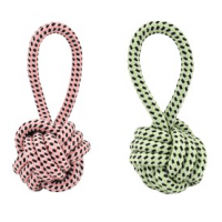 NAYECO Perro Juguete Cuerda Dental con Pelota y Asas Glow In The Dark