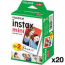 FUJIFILM Instax Mini Película Fotográfica - Paquete Doble (2 X 10)