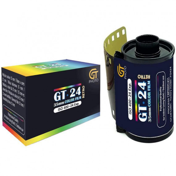 GT24FILM Película Fotográfica 35MM 24 Exposiciones  GT PHOTO