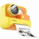 HOCO DV200 Cámara Digital Infantil Impresora Térmica Amarilla