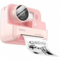 HOCO DV200 Cámara Digital Infantil con Impresora Térmica Rosa