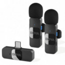BOYA BY-V20 Pack 2 Micrófonos Inalámbricos Lavalier Usb-c