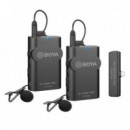 BOYA BY-WM4 Pro K4 Sistema Micrófono Inalámbrico 2.4G Lightning