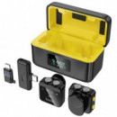 HOCO L17 Micrófono Lavalier Inalámbrico Dual