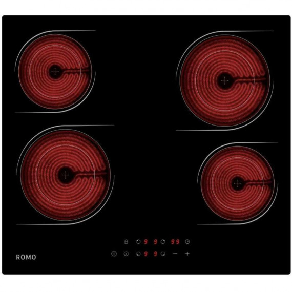 ROMO RO-V4FB-LI Placa Vitrocerámica 4 Fuegos