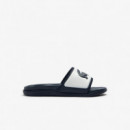 Chanclas Serve Slide Dual de Hombre de LACOSTE