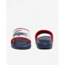 Chanclas Serve Slide Dual de Hombre de LACOSTE