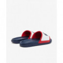 Chanclas Serve Slide Dual de Hombre de LACOSTE
