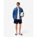 Chanclas Serve Slide Dual de Hombre de LACOSTE