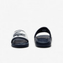 Chanclas Serve Slide Dual de Hombre de LACOSTE