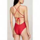 TOMMY HILFIGER - Straight Neck One Piece Print - 0KR - F|UW0UW05264/0KR