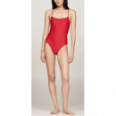 TOMMY HILFIGER - Straight Neck One Piece Print - 0KR - F|UW0UW05264/0KR