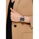 CASIO A178WA-1A Reloj Digital Retro Unisex – Acero Inoxidable Plateado, Batería 10 Años, Wr, Luz Led