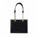 KARL LAGERFELD - K Skuare Sp Shiny Mono Md Tote - 999 - A1W30145/999