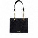KARL LAGERFELD - K Skuare Sp Shiny Mono Md Tote - 999 - A1W30145/999