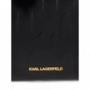 KARL LAGERFELD - K Skuare Sp Shiny Mono Md Tote - 999 - A1W30145/999