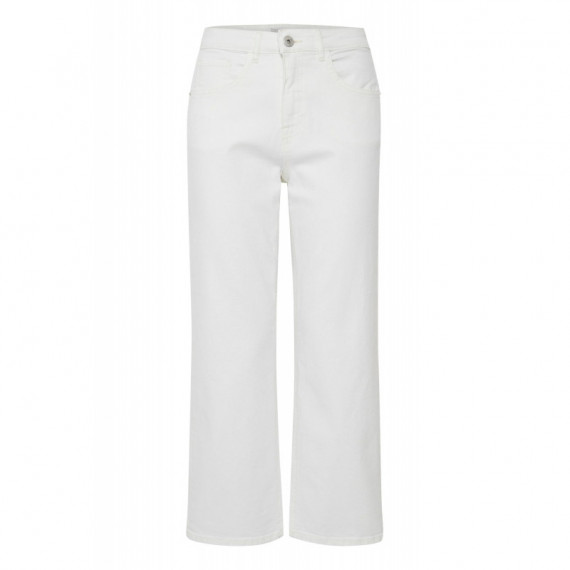Vaqueros Mujer Pantalones ICHI Vaqueros Blancos Ziggy Trend