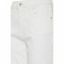 Vaqueros Mujer Pantalones ICHI Vaqueros Blancos Ziggy Trend