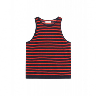 Camisas y Tops Top ESE O ESE Góndola Coral Stripes