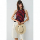 Camisas y Tops Top ESE O ESE Góndola Coral Stripes