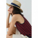 Camisas y Tops Top ESE O ESE Góndola Coral Stripes