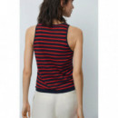 Camisas y Tops Top ESE O ESE Góndola Coral Stripes