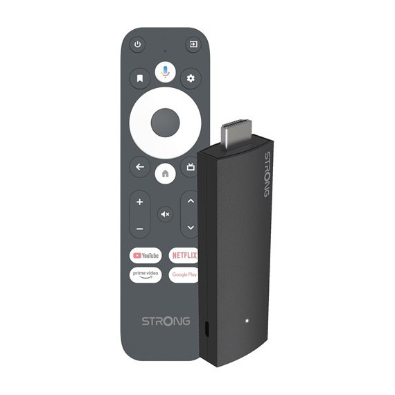 STRONG Adaptador AndroidTV Leap-Una 2K UHD USB HDMI BT, hey google.