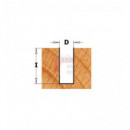 Fresa Corte Recto Hw Z2 S8 D12x20x51 Dx