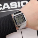 CASIO DB-360-1A Reloj Digital para Hombre - Acero Inoxidable, Multilingüe, Resistente Al Agua y con Memoria de Contactos