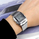 CASIO DB-360-1A Reloj Digital para Hombre - Acero Inoxidable, Multilingüe, Resistente Al Agua y con Memoria de Contactos