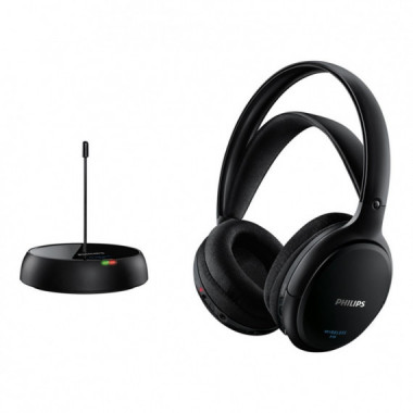 Philips SHC5200/10 Auriculares Inalámbricos para TV y Cine en Casa - Sonido Envolvente, Base de Carga Incluida