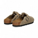 Zueco con Trenza ante Beige   BIRKENSTOCK