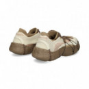 Deportivo Calcetin Malla Beige  CAMPER