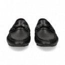 Conductor Placa Piel Negro  EMPORIO ARMANI