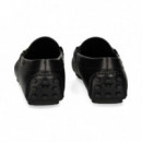 Conductor Placa Piel Negro  EMPORIO ARMANI