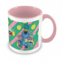 Taza Lilo y Stitch con Interior Rosa 315 Ml  PYRAMID