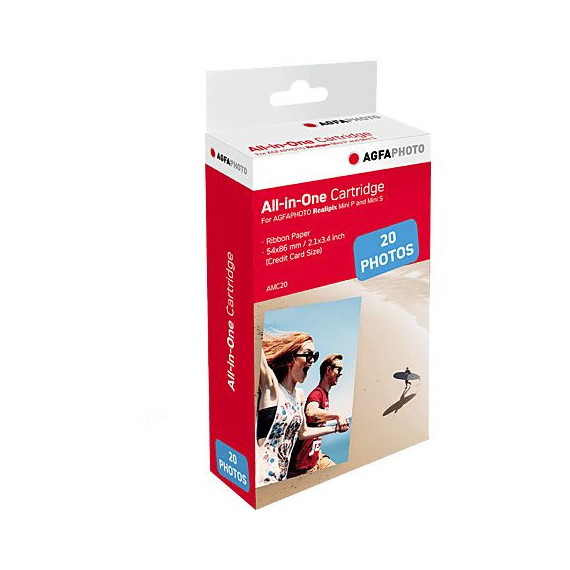 Agfa Cartucho Fotos 20 Hojas Ref. AMC20  AGFA FOTO