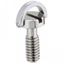KS-184 Stainless Steel Flat Head Shaft D Ring 1/4" SCREWS(21MM)  KUPO