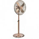 Ventilador de Pie Metálico Retro TRISTAR VE-5971 Acabado Bronce