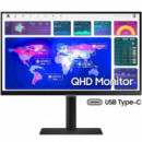 SAMSUNG S24A600U Monitor 23.8" QHD Usb-c