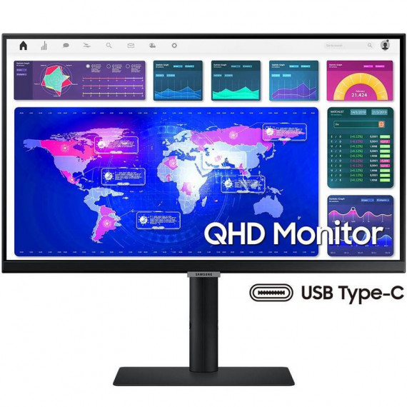 SAMSUNG S24A600U Monitor 23.8" QHD Usb-c