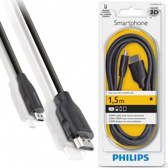PHILIPS Cable Micro HDMI a HDMI 1.5 Metros