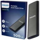 PHILIPS Ssd Externo 500GB Usb-c/usb 3.0 Gris
