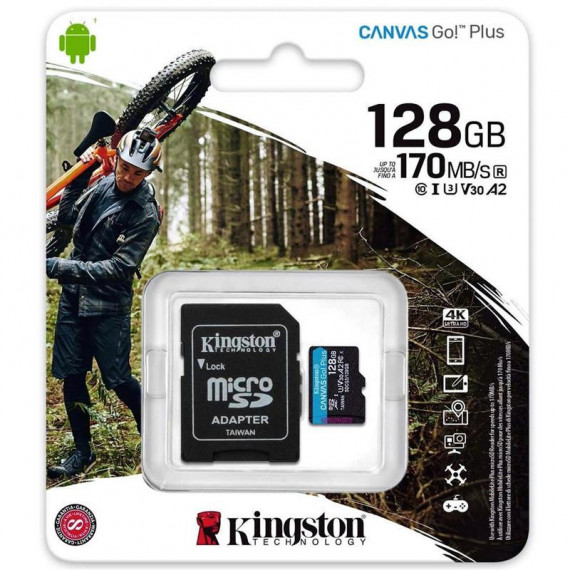KINGSTON Canvas Go! Plus 128 Gb Microsdxc