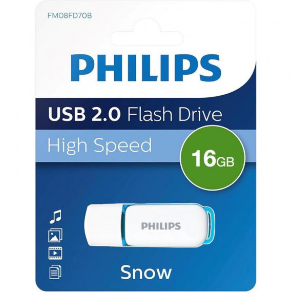 PHILIPS Snow Blue Memoria USB 2.0 16GB