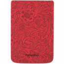 POCKETBOOK Funda Floral Red para E-reader