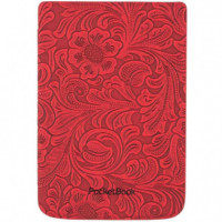 POCKETBOOK Funda Floral Red para E-reader
