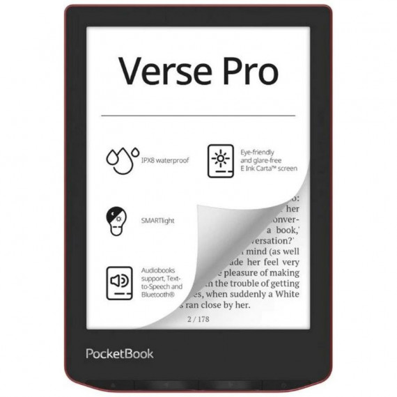 POCKETBOOK Verse Pro Rojo Pasión E-reader 6" HD