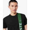 Camiseta Deportiva con Detalles de Marca Estampados Ultra Dry de LACOSTE