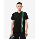 Camiseta Deportiva con Detalles de Marca Estampados Ultra Dry de LACOSTE